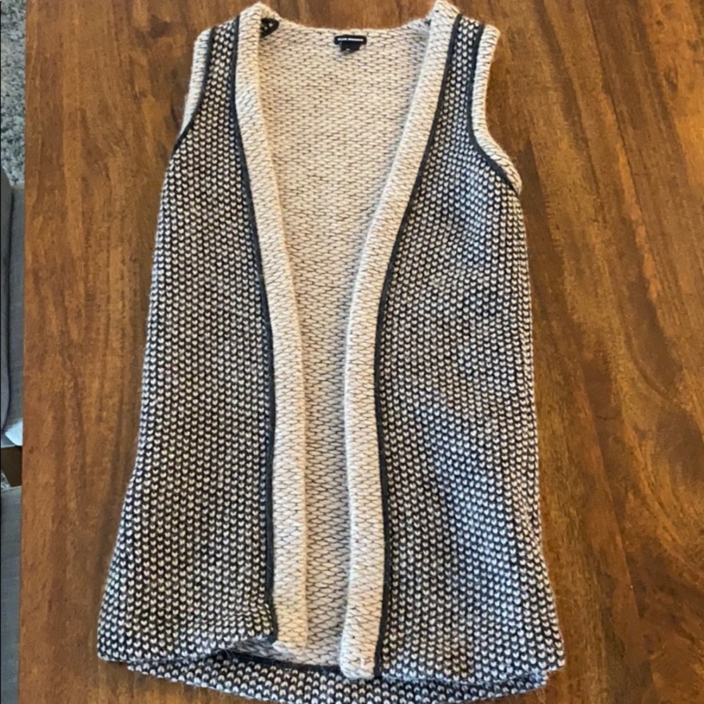 Long no sleeve sweater vest from Club Monaco
